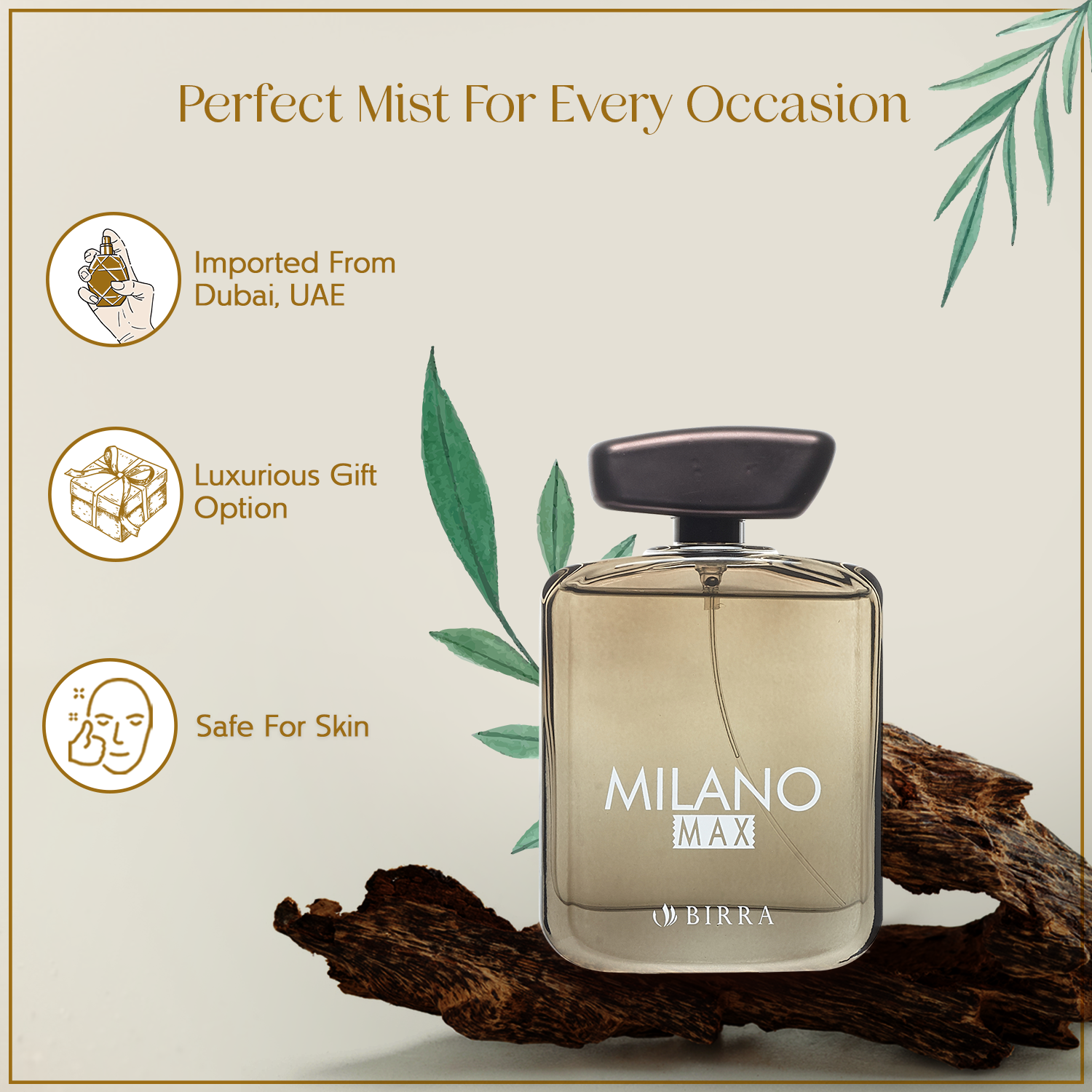 Milano Max EDP 120ml- Premium Perfume